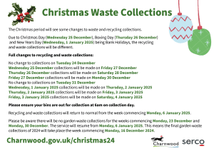 Charnwood Christmas Waste Collections